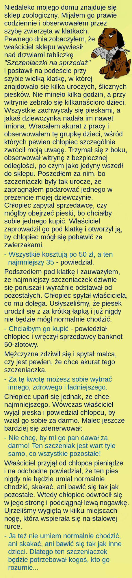 Historia, która daje do myślenia 