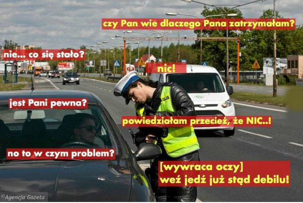 Kobieta policjant