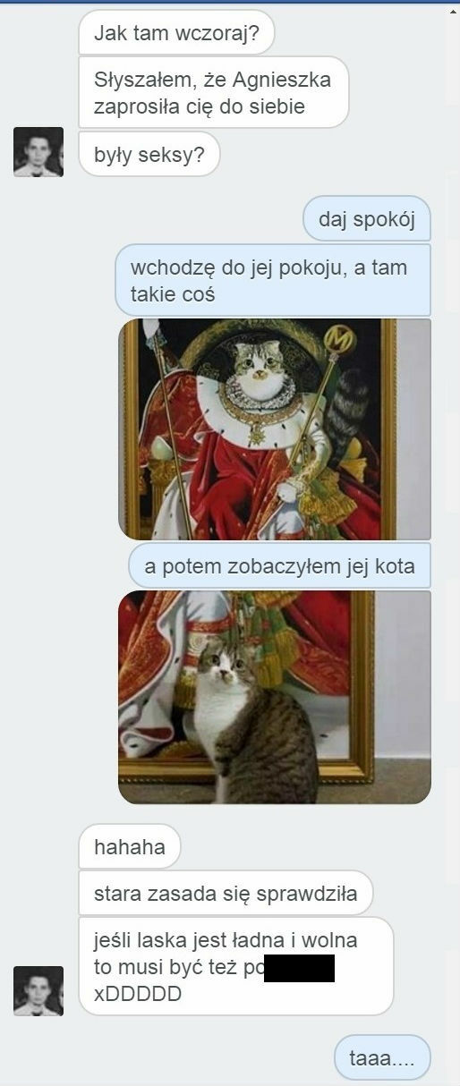 Takiego widoku się nie spodziewał