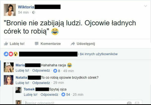 Co robią ojcowie brzydkich córek?