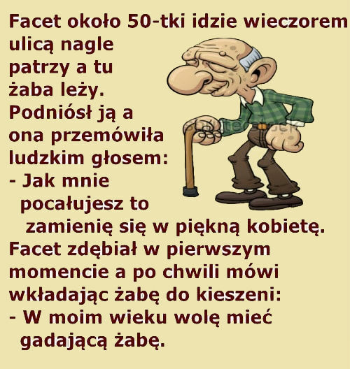 Mężczyzna i żaba 