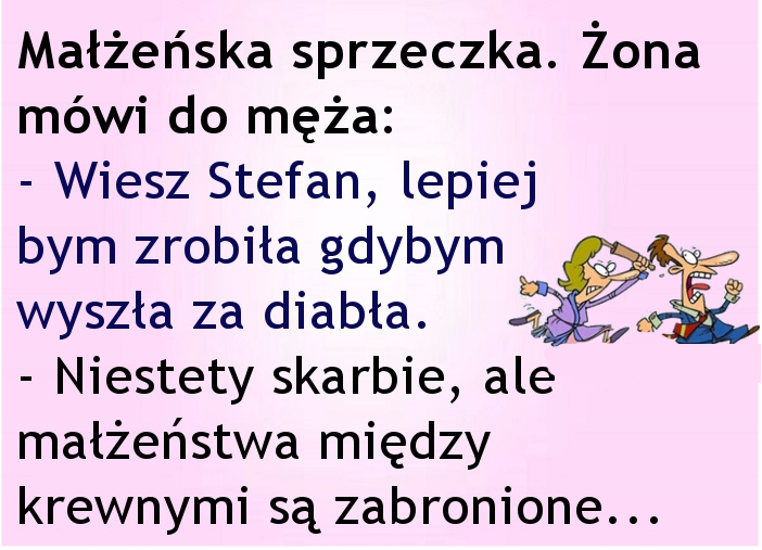 Małżeńska sprzeczka 