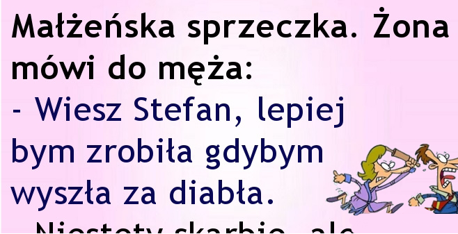Małżeńska sprzeczka 
