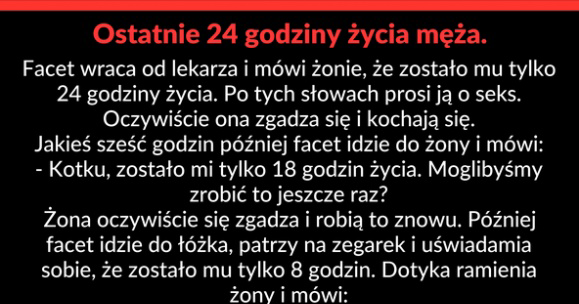 Ostatnie 24 godziny życia męża 