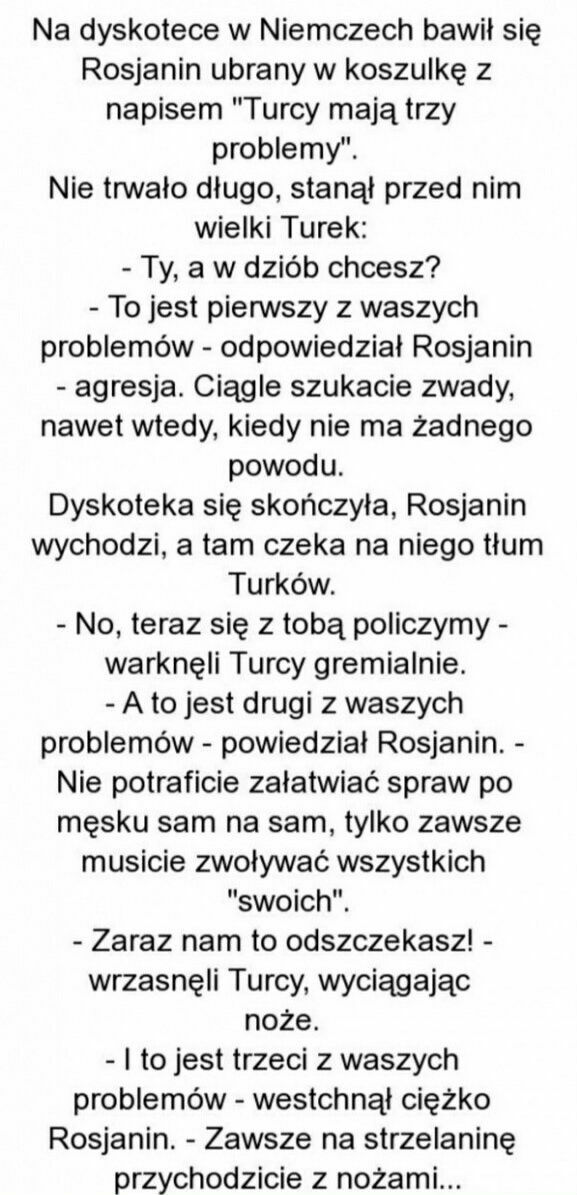 Trzy problemy Turków