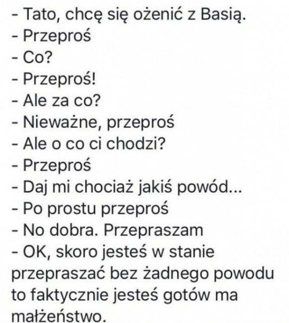 Nauka przepraszania