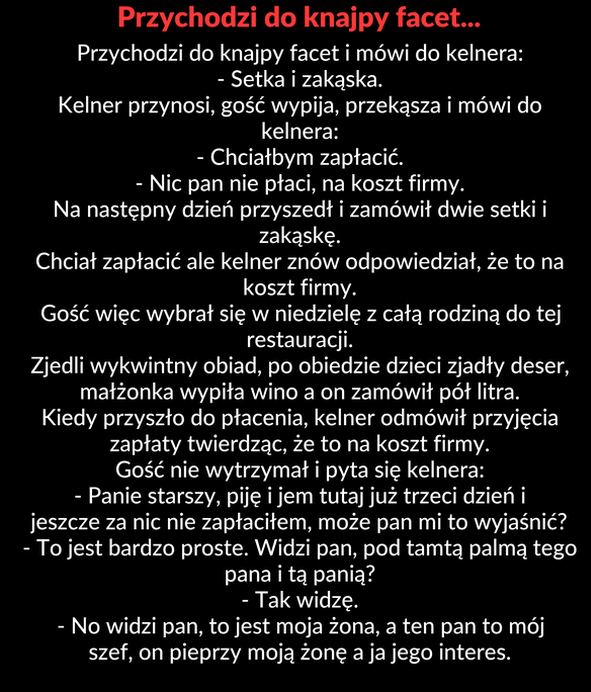 Zaskakujący powód hojności 