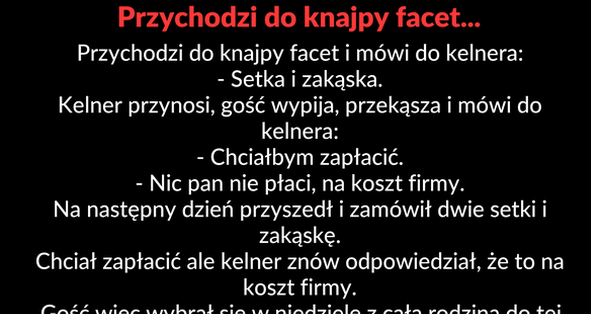 Zaskakujący powód hojności 