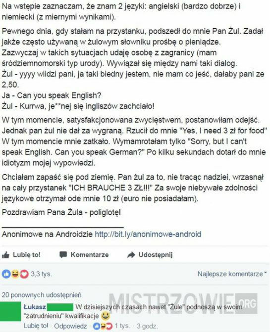 Żul poliglota 