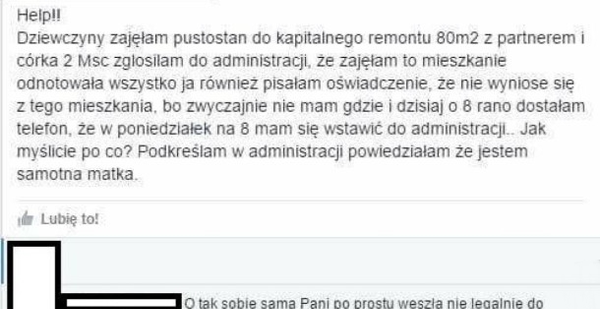 Sposób na mieszkanie za darmoszkę 