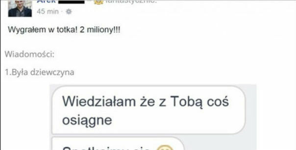 Jak reagują ludzie, gdy wygrywasz w totka