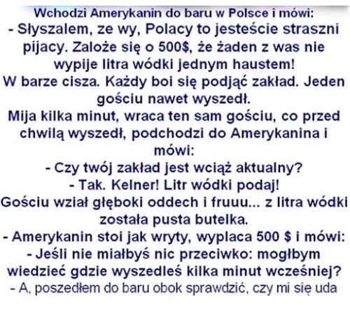 Polacy mają to we krwi 