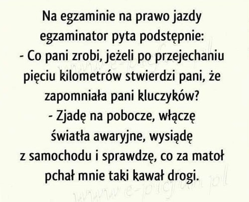 Podstępny egzaminator 