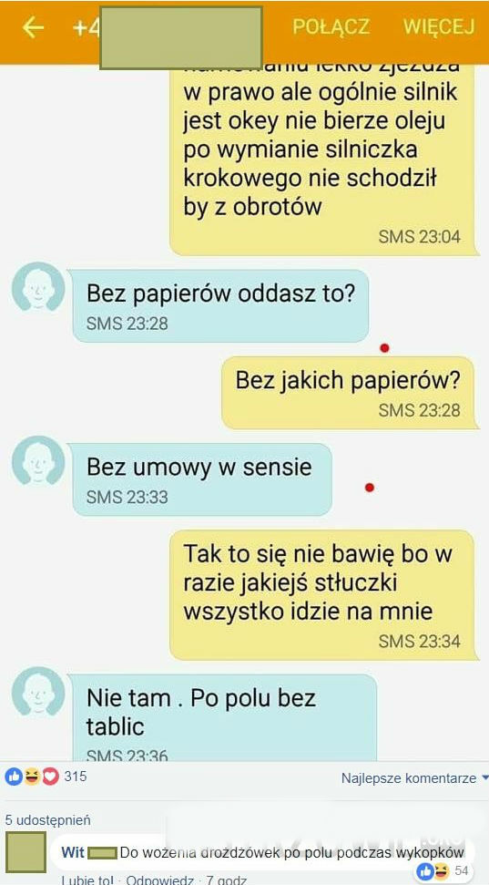 Samochód bez papierów