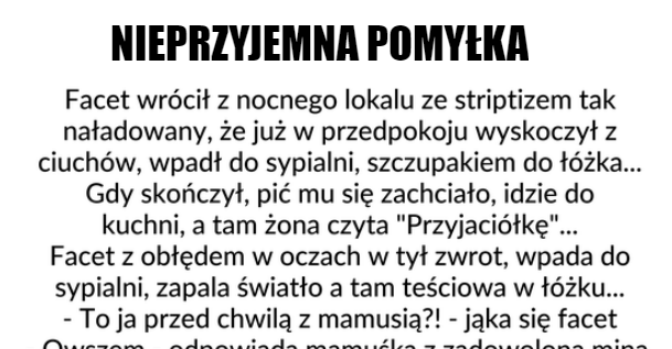 Nieprzyjemna pomyłka