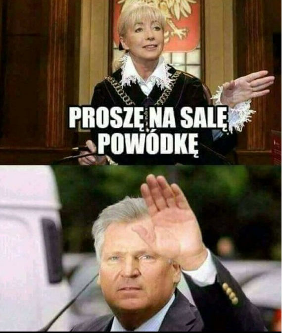 Proszę na salę powódkę