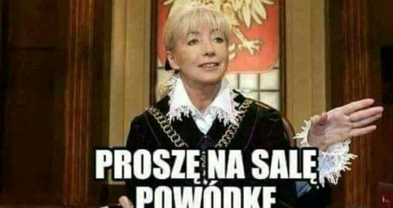 Proszę na salę powódkę
