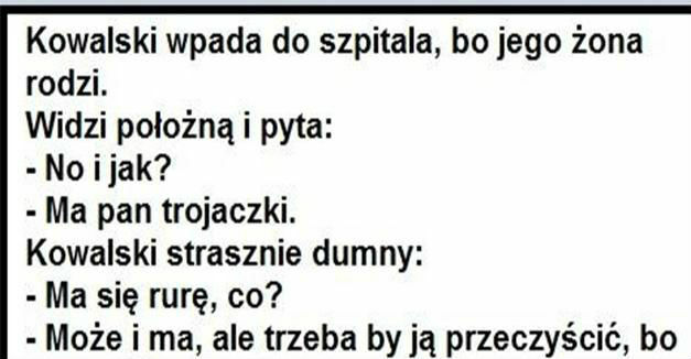 Kowalski wpada do szpitala 