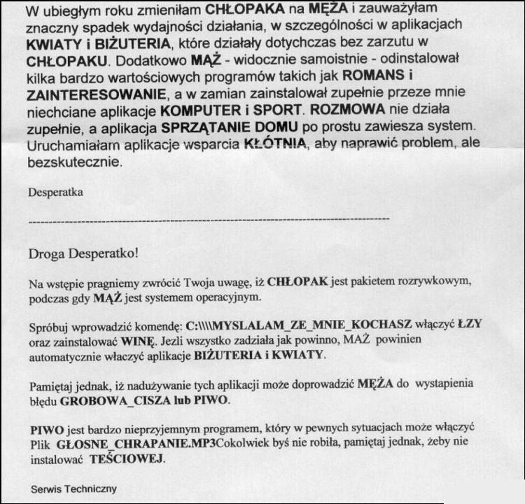 List od desperatki 
