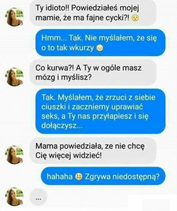 Zgrywa niedostępną 