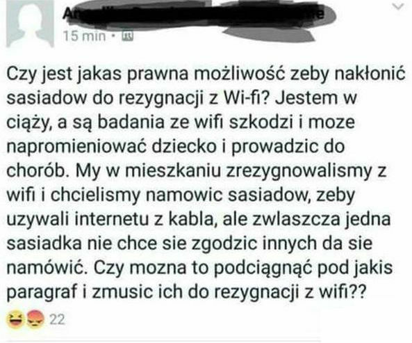 Jak nakłonić sąsiadów do rezygnacji z Wi-Fi? 
