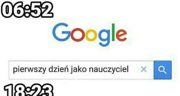 Praca nauczyciela taka jest 