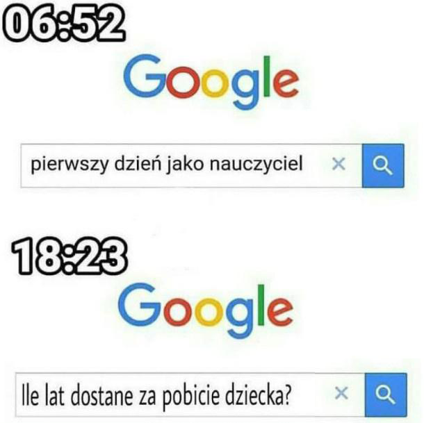 Praca nauczyciela taka jest 