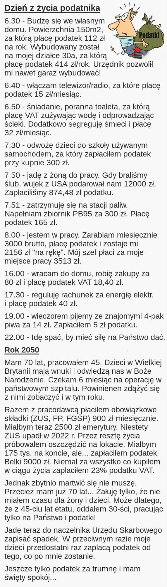 Dzień z życia podatnika
