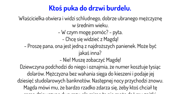 Wykorzystał sytuację 
