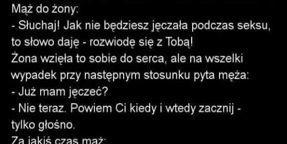 Sam tego chciał... 