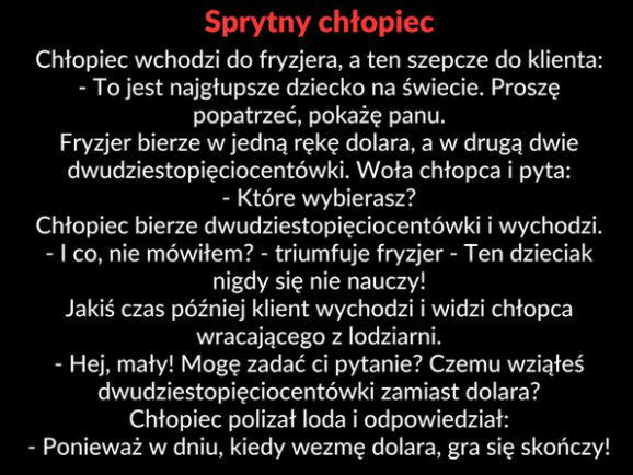 I kto tu jest głupi? 