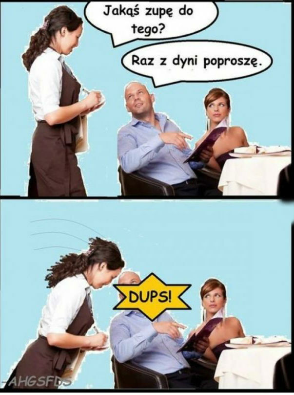 Raz z dyni, proszę