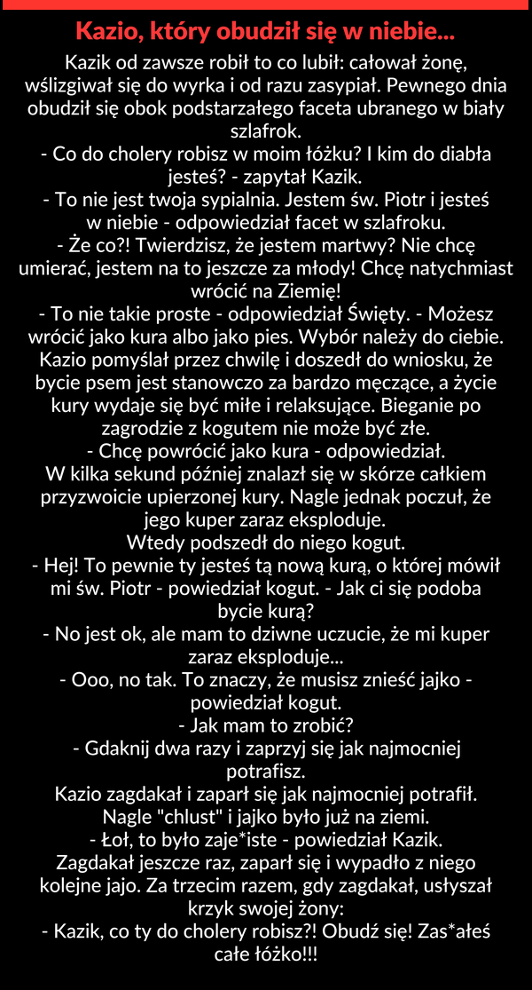 Kazio w niebie 