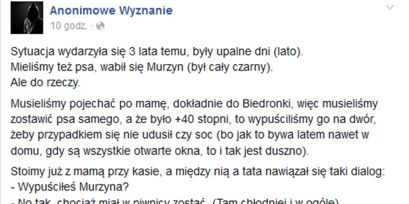 Ich min nie zapomni do końca życia 