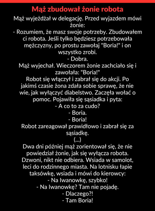 Niesforny robot 