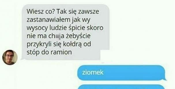 Jak śpią wysocy ludzie