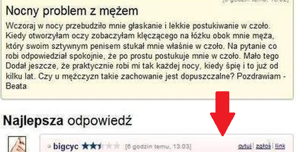 Nocny problem z mężem 