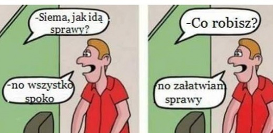 Niezręczna rozmowa w łazience 