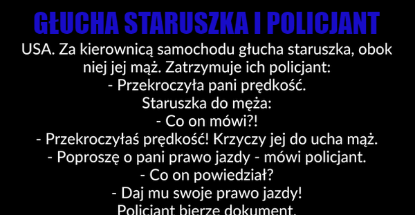 Dziadek wie, jak zgasić żonę 