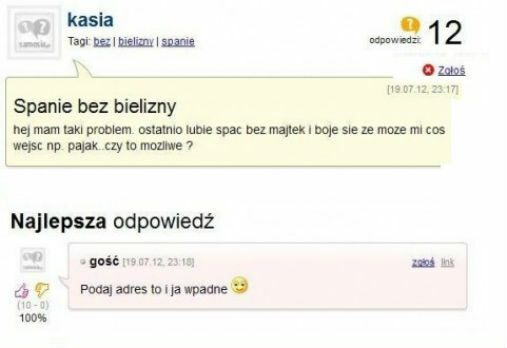 Spanie bez bielizny 
