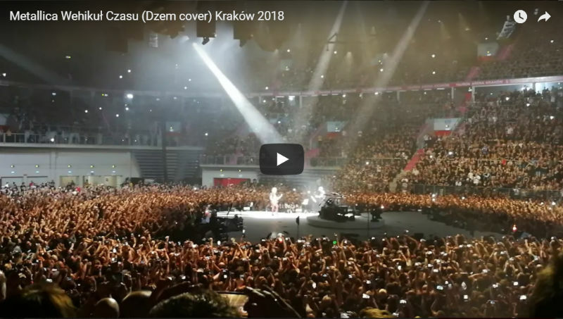 Metallica zagrała Wehikuł czasu grupy Dżem podczas koncertu w Krakowie!