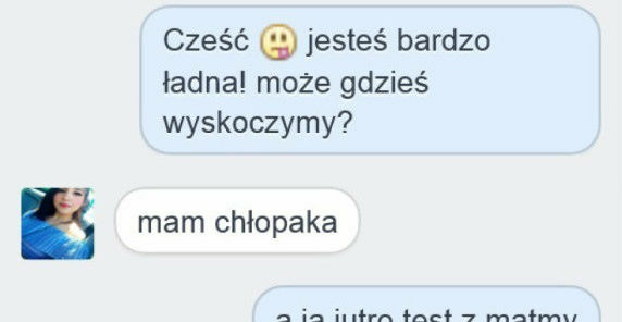 Chciał poderwać zajętą dziewczynę 