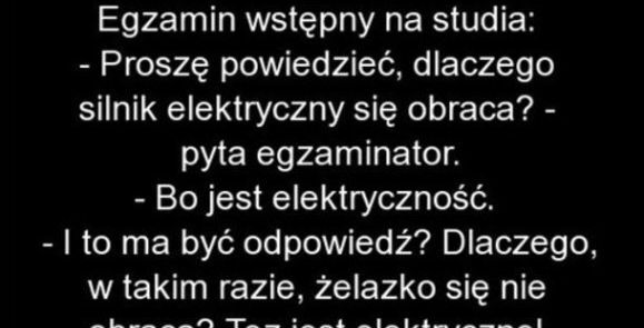 I gadaj tu ze studentami...