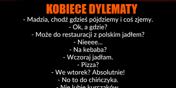 Kobiece dylematy