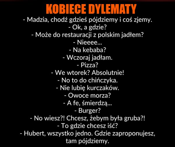 Kobiece dylematy