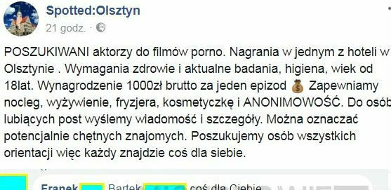 Łatwy pieniądz. Są chętni?
