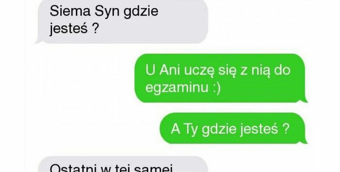 Synu, gdzie jesteś?