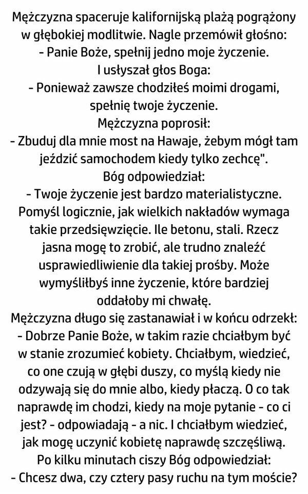 Życzenie, którego nie da się spełnić