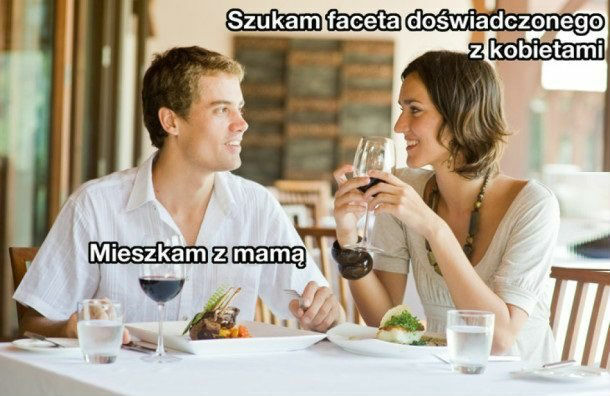 Facet doświadczony z kobietami