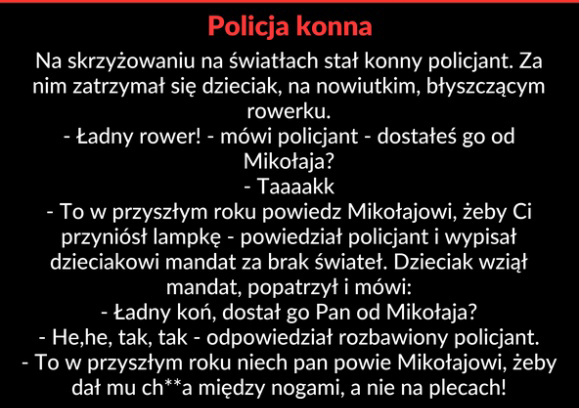 Dzieciak ripostuje policjanta 